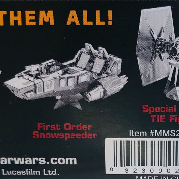 Metal Earth Star Wars 3D Model First Order Snowspeeder New Sealed  For Age 14+ - Picture 16 of 16